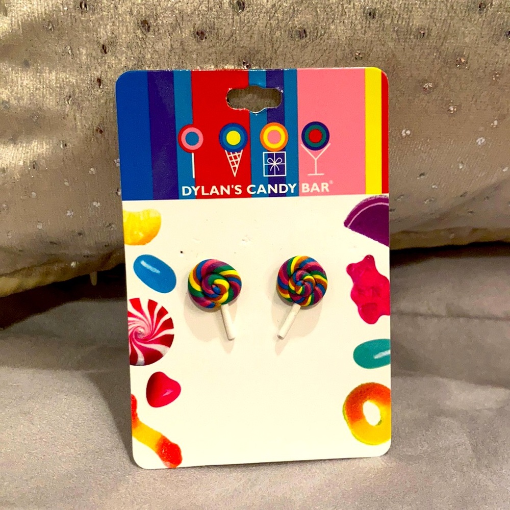 Dylan’s Candy Bar Lollipop Earrings NWT